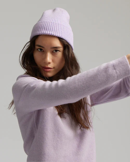 Merino čiapka COLORFUL STANDARD - Purple haze